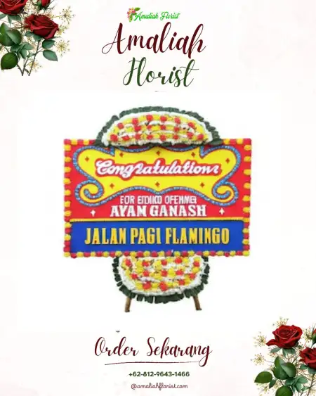 Sewa Papan Bunga Sokaraja Tengah